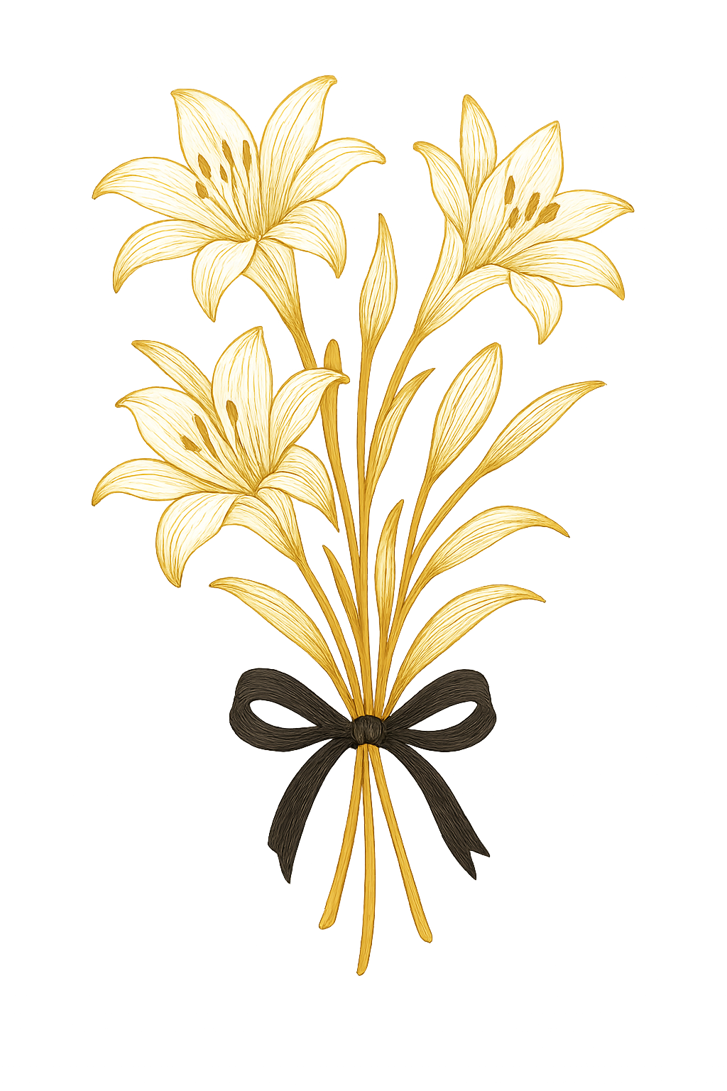Vintage Lily Bouquet